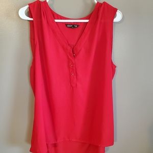 Express Large Red Tank Top Blouse